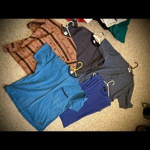 Lot of five casual shirts- unisex